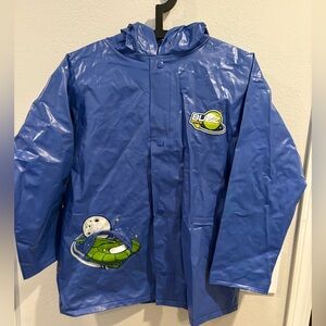 Disney Store Exclusive Buzz Lightyear Raincoat Kids Size Large 10/12 EUC